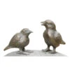 Rottenecker Bronzefigur Vögel Auf Flusskiesel -Gartenbedarf Geschäft 1597020 WE FS 001 RotteneckerBronzeVogelFlusskiesel