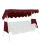 Angerer Sonnendach Für 3-Sitzer Modelle, Ca. B200/T120 Cm -Gartenbedarf Geschäft 1697119 WE FS 001 HollywoodschaukelSonnendach2
