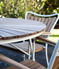 Cinas Gartentisch Ellen, Ca. Ø110/H74 Cm -Gartenbedarf Geschäft 2012250 WE DE 001 TischEllenD110Weiss