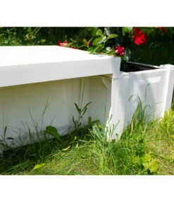 KHW Kunststoff-Gartenbank Berlin -Gartenbedarf Geschäft 2547339 WE DE 003 BankBerlinweiss