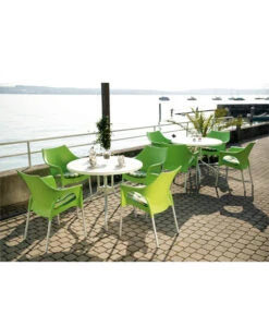 Best Alu-Stapelsessel Vegas, 4 Stück -Gartenbedarf Geschäft 3046554 WE MO 001 4erStapelsesselVegas