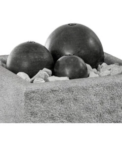 Dehner Granit-Gartenbrunnen Belluno, Ca. B56/H28/T56 Cm -Gartenbedarf Geschäft 3274156 WE DE 002 BrunnenBellunoNEU