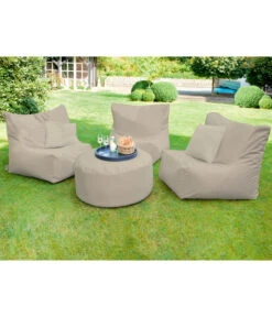 Outbag Outdoor-Sitzsack Piece Zipper Plus -Gartenbedarf Geschäft 3484821 WE MO 001 OutbagOutdoorsitzsackbeige