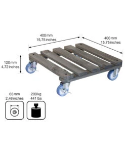 Wagner Pflanzroller, 40 X 40 Xm -Gartenbedarf Geschäft 4006433 WE BG 003 MULTIROLLERANTHRAZIT