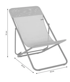 Lafuma Liegestuhl Maxi Transat, Batyline® -Gartenbedarf Geschäft 4070017 WE BG 001 LafumaMaxiTransatLac