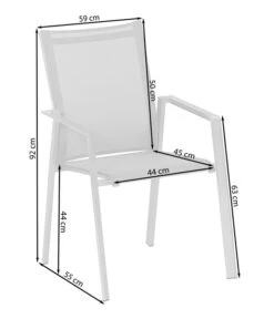 Dehner Stapelstuhl Nantes 10 Dehner Stapelstuhl Nantes -Gartenbedarf Geschäft 4209920 WE FS 001 SkizzeStapelstuhlNantes