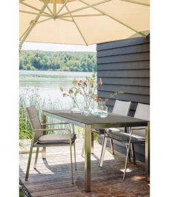 Dehner Premium Esstisch Nantes, Ca. B152/H75/T90 Cm -Gartenbedarf Geschäft 4218210 4209920 4209938 WE DE 008 DehnerTischNantesNEUtif