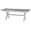 Siena Garden Ausziehtisch Sincro, Hellgrau, Ca. B200-260/H77/T100 Cm -Gartenbedarf Geschäft 4331245 WE FS 001 Ausziehtischsincroweiss