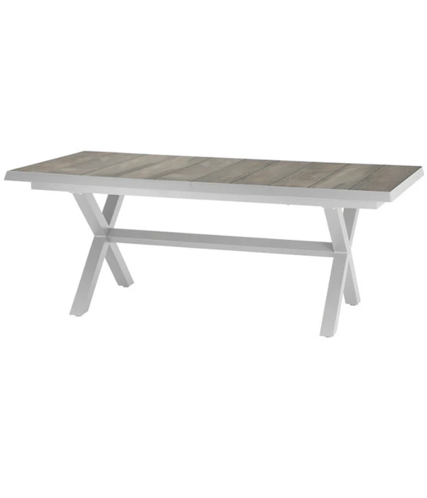 Siena Garden Ausziehtisch Sincro, Hellgrau, Ca. B200-260/H77/T100 Cm 3 Siena Garden Ausziehtisch Sincro, Hellgrau, Ca. B200-260/H77/T100 Cm