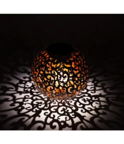 Dehner Solarstab Kugelleuchte Luanda, Ca. Ø16/H120 Cm -Gartenbedarf Geschäft 4405049 WE MO 001 SolarstabKugelleuchteLunanda