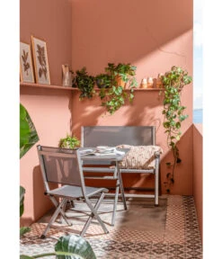 Dehner Klapptisch Chicago, Eckig -Gartenbedarf Geschäft 4422382 6701544 6701783 WE MO 001 BalkongruppeChicago