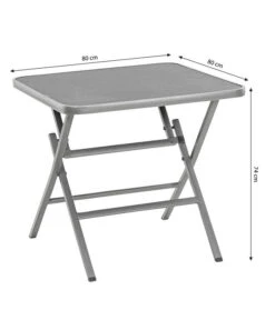Dehner Klapptisch Chicago, Eckig -Gartenbedarf Geschäft 4422382 WE BG 001 DehnerKlapptischChicagoeckig80x80cmNEU