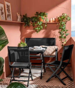 Dehner Klappstuhl Chicago -Gartenbedarf Geschäft 4422382 WE MO 001 BalkongruppeChicago