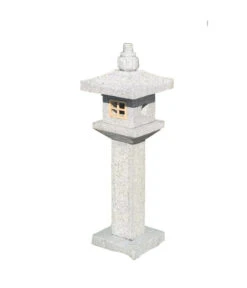 Dehner Solar-Laterne Katsura, Ca. B35/H100/T35 Cm