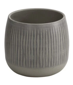 Dehner Übertopf-Set Pink Beauties, 2-teilig -Gartenbedarf Geschäft 4461109 PR FS 001 TopfIdaGrauStreifen