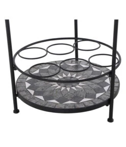Siena Garden Mosaikbeistelltisch Como, Ca. Ø41/H74 Cm -Gartenbedarf Geschäft 4498788 WE DE 002 BeistelltischComo42cm