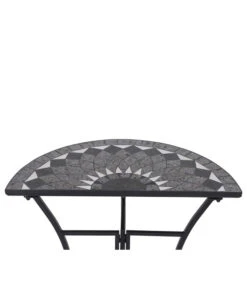 Siena Garden Mosaiktisch Como Halbrund, Ca. B35/H71/T70 Cm 14 Siena Garden Mosaiktisch Como Halbrund, Ca. B35/H71/T70 Cm -Gartenbedarf Geschäft 4498796 WE DE 001 TischComoH71cm
