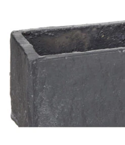 Dehner Zement-Jardiniere Slate, Rechteckig, Grau -Gartenbedarf Geschäft 5056221 PR DE 011 ArdezzaSandZementPflanzgefaessBlumenkastenGrauJardiniereSlate18Cm