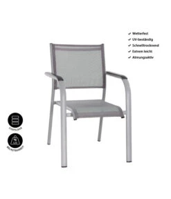 Dehner Balkon-Stapelstuhl Dallas -Gartenbedarf Geschäft 5302070 WE IG 001 DehnerBalkon StapelstuhlDallas