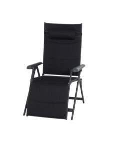 Siena Garden Camping Relaxstuhl Premium, Anthrazit