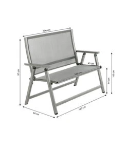 Dehner Klappbank Chicago, 2-Sitzer -Gartenbedarf Geschäft 6701783 WE BG 001 KLAPPBANKCHICAGO