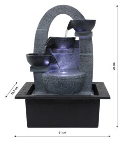 Dehner Polyresin-Zimmerbrunnen Skleda -Gartenbedarf Geschäft 6720155 WE DE 001 ZimmerbrunnenSkleda