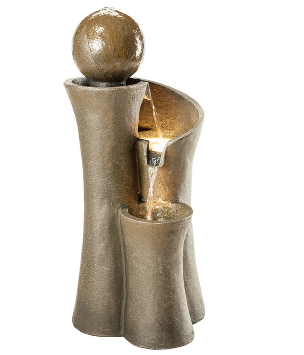 Dehner Polyresin-Gartenbrunnen Acapulco, Ca. H100 Cm 3 Dehner Polyresin-Gartenbrunnen Acapulco, Ca. H100 Cm