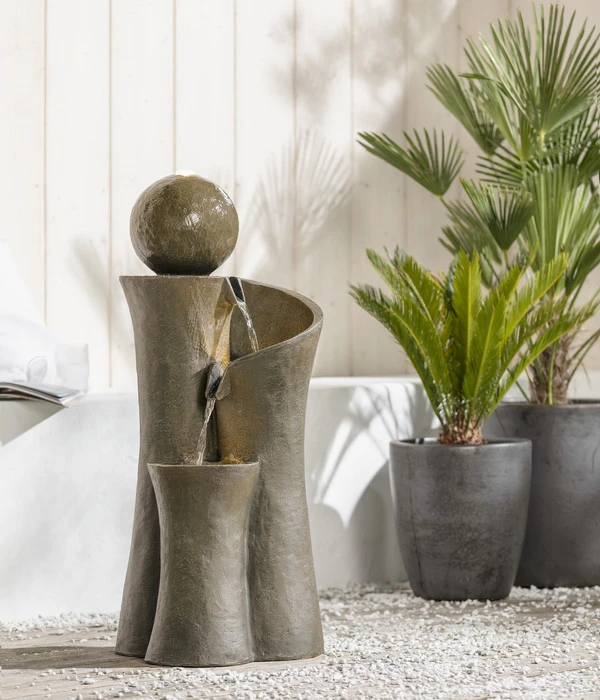 Dehner Polyresin-Gartenbrunnen Acapulco, Ca. H100 Cm 5 Dehner Polyresin-Gartenbrunnen Acapulco, Ca. H100 Cm – Bild 3