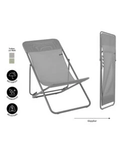 Lafuma Liegestuhl Maxi Transat, Batyline® -Gartenbedarf Geschäft 6745798 WE IG 001 MaxiTransat