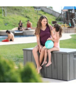 Lifetime Kissenbox Harmony, 570 L -Gartenbedarf Geschäft 6752950 WE MO 002 Kissenbox570LDunkelgrau