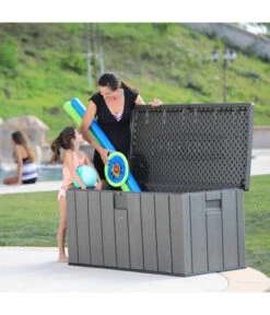 Lifetime Kissenbox Harmony, 570 L -Gartenbedarf Geschäft 6752950 WE MO 006 Kissenbox570LDunkelgrau