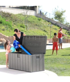 Lifetime Kissenbox Harmony, 570 L -Gartenbedarf Geschäft 6752950 WE MO 007 Kissenbox570LDunkelgrau