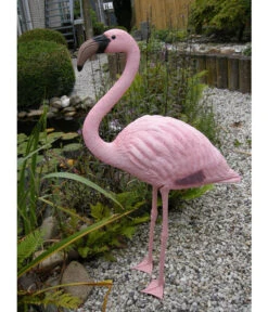 Ubbink Kunststoff-Flamingo, Ca. B58/H91,5/T24 Cm -Gartenbedarf Geschäft 6790430 WE DE 001 KunststofffigurFlamingo