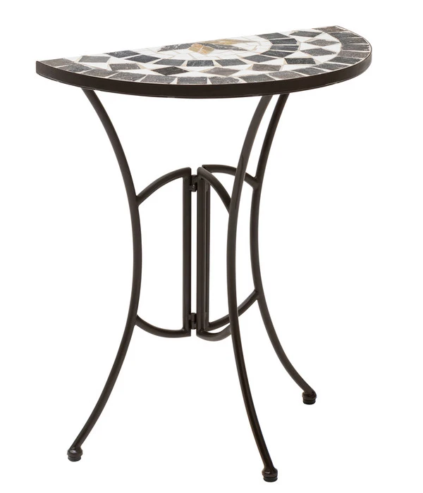 Dehner Mosaiktisch Diana Halbrund, Ca. B60/H72,5/T31,5 Cm 3 Dehner Mosaiktisch Diana Halbrund, Ca. B60/H72,5/T31,5 Cm