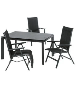 Dehner Stapelstuhl Cleveland, Dunkelgrau -Gartenbedarf Geschäft 6894133 WE FS 003 StapelstuhlClevelandNeu