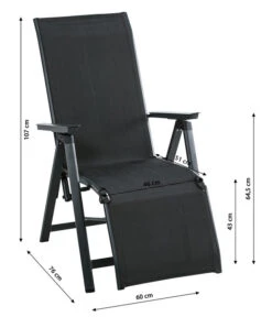 Dehner Relaxsessel Cleveland, Dunkelgrau 12 Dehner Relaxsessel Cleveland, Dunkelgrau -Gartenbedarf Geschäft 6894158 WE BG 001 RelaxsesselClevelandGrauNeu