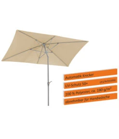 Schneider Sonnenschirm Porto, Rechteckig, Ca. B300/T200 Cm -Gartenbedarf Geschäft 6953582 WE IG 001 SchneiderSonnenschirmPorto300x200natur