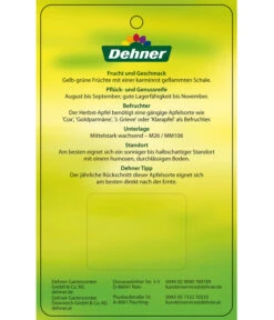 Herbstapfel 'Gravensteiner' 11 Herbstapfel 'Gravensteiner' -Gartenbedarf Geschäft 7657398 HerbstapfelGravensteiner Etikett 2